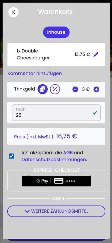 Device Frame Inhalt
