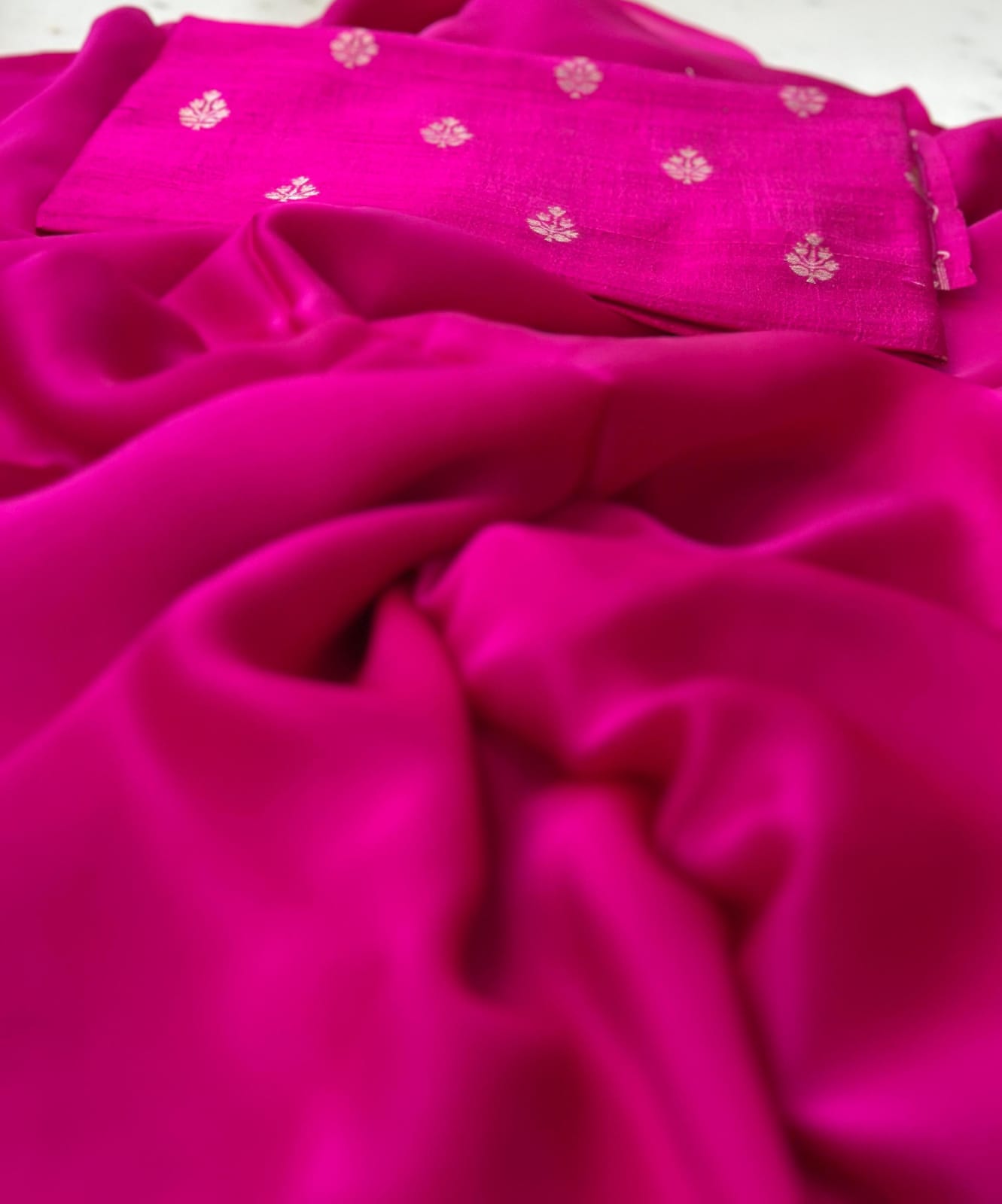 Silk Noorani drape 1