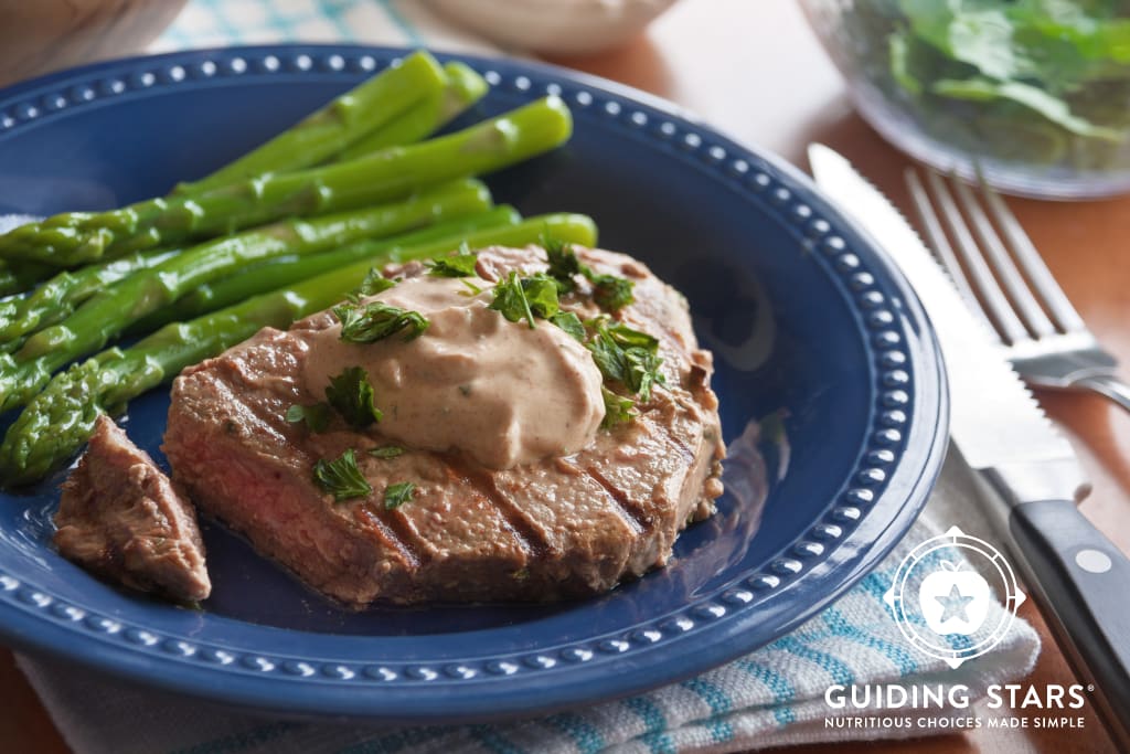 Garlic Yogurt Marinated Steaks