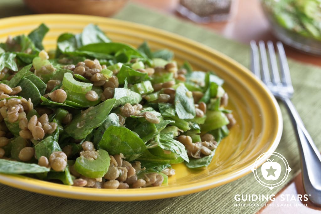 Lentil Spinach Salad