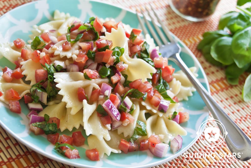 Farfalle with Fresh Tomato Sauce