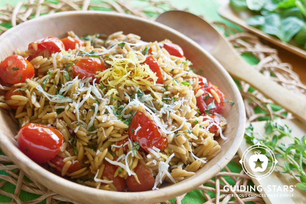 Orzo with Cherry Tomatoes and Lemon