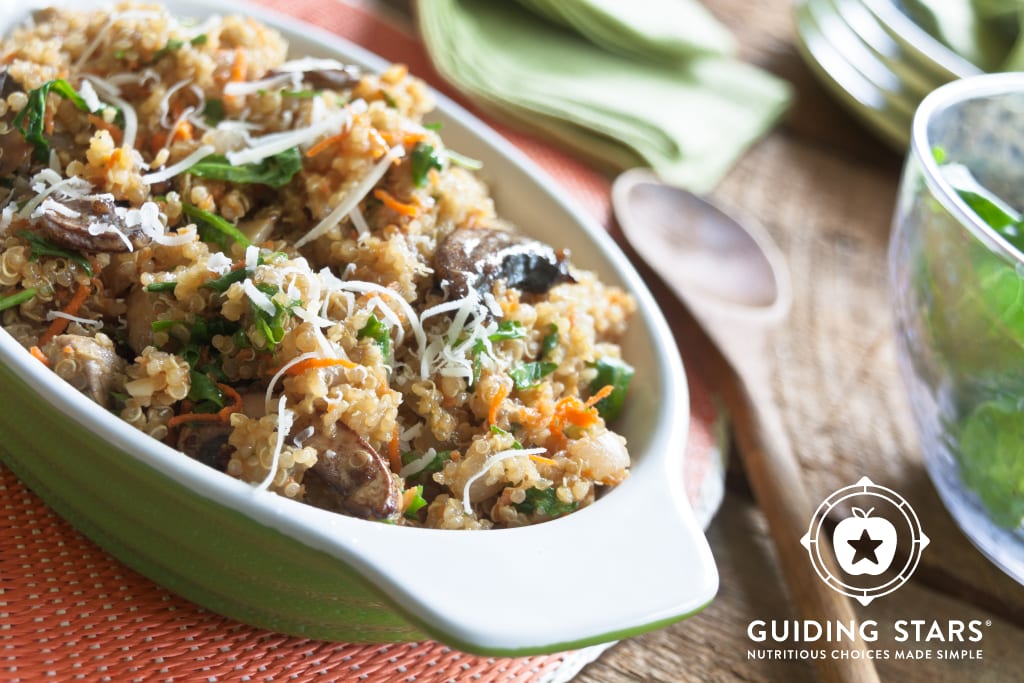 Quinoa Risotto with Arugula and Parmesan