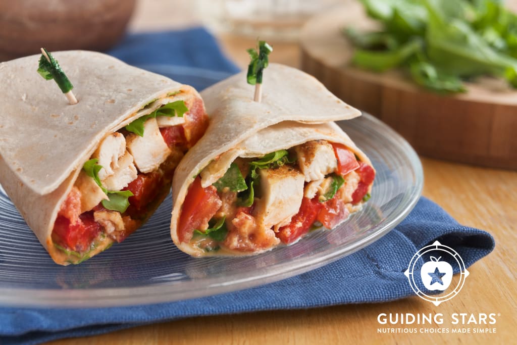 Roasted Red Pepper & Chicken Wrap