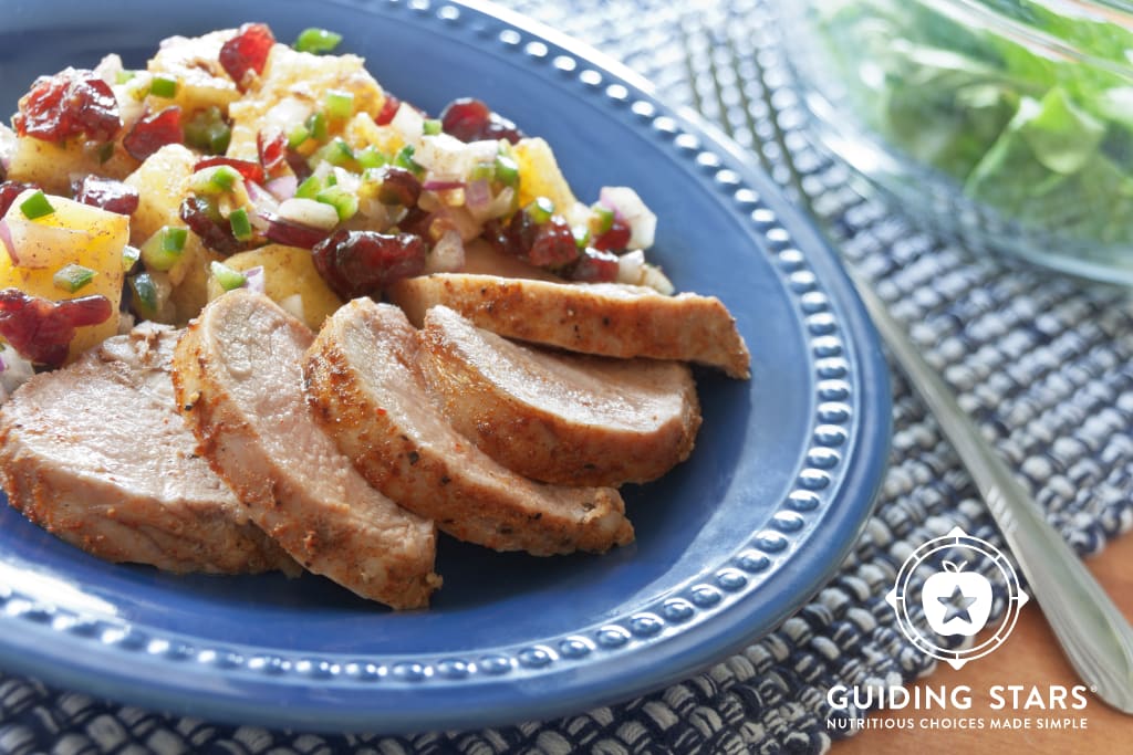 Pork Tenderloin with Cranberry Salsa