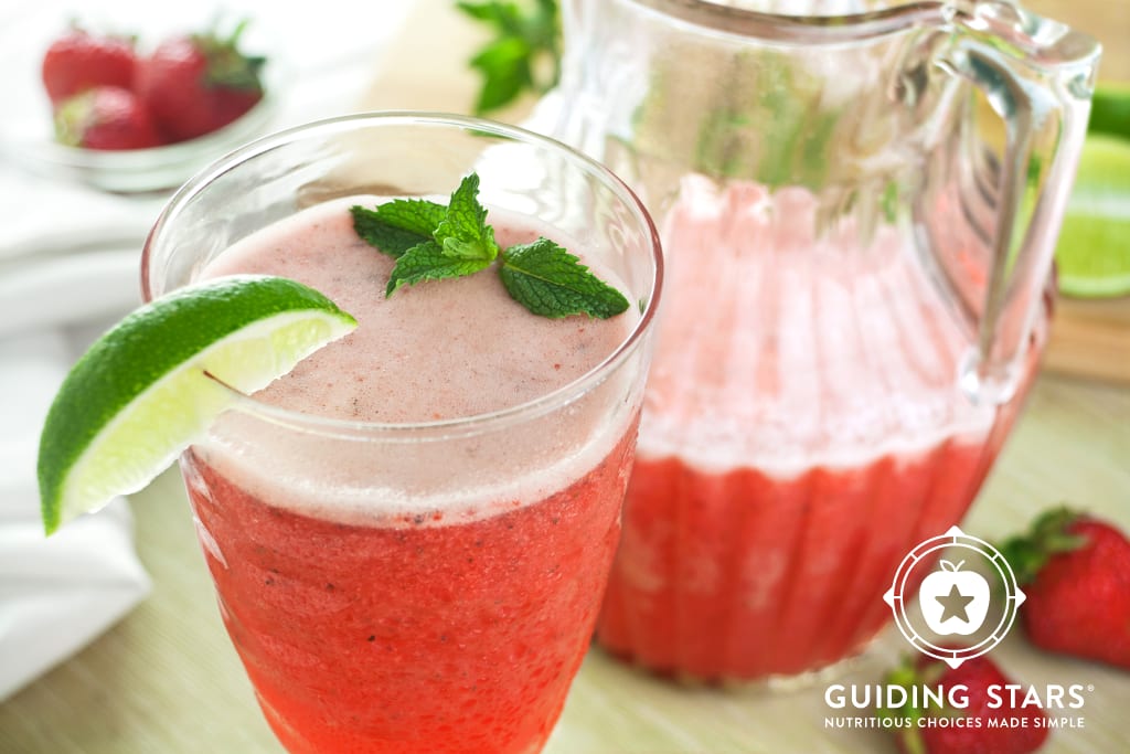 Strawberry Mint Spritzer