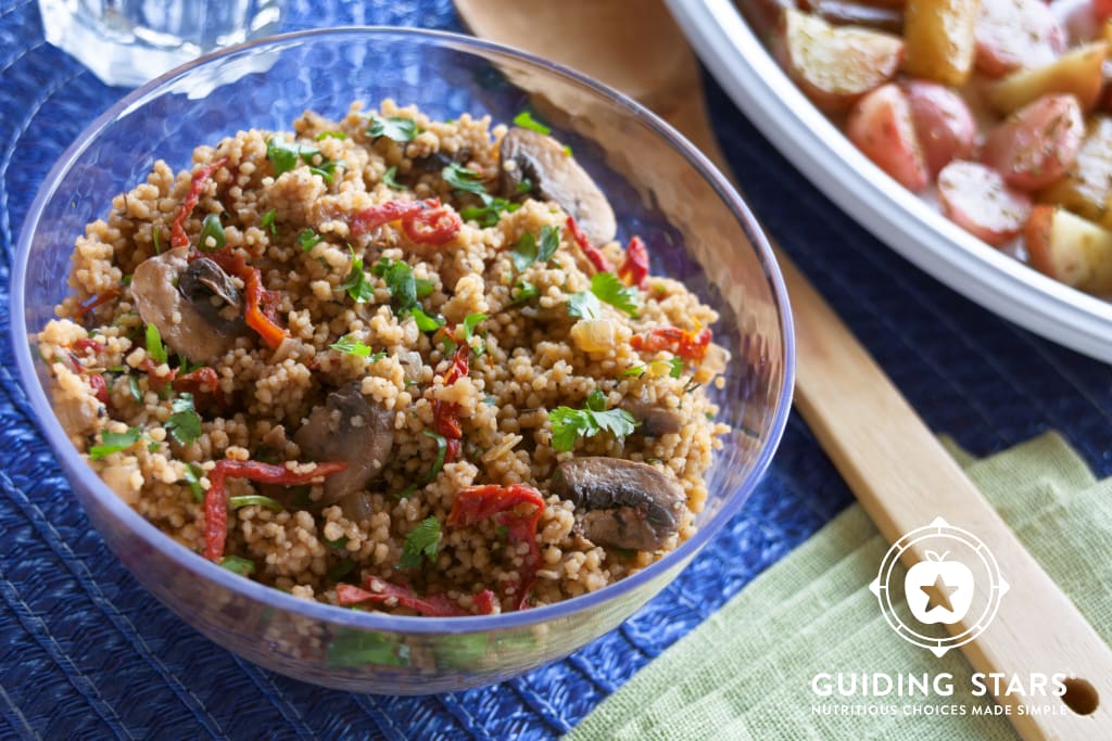 Mushrooms & Sun-Dried Tomato Couscous