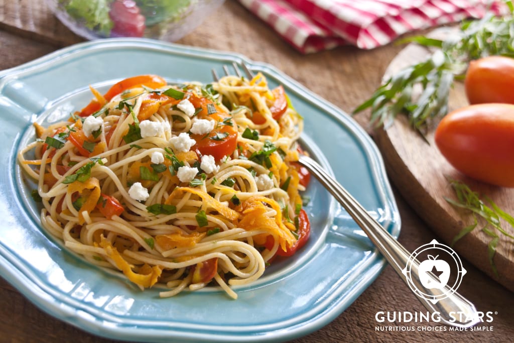 Sweet Potato & Red Pepper Pasta