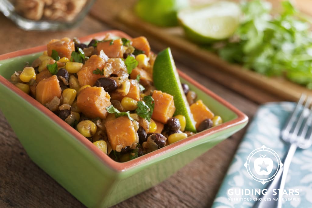 Sweet Potato, Corn & Black Bean Hash