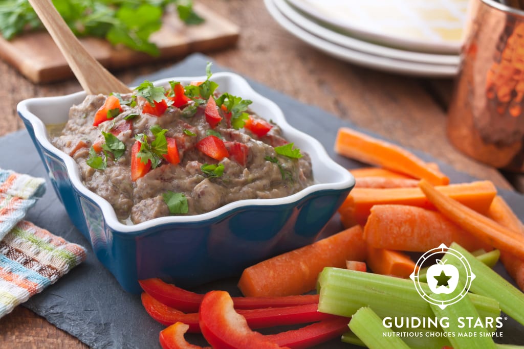 Garlic-Lime Black Bean and Avocado Spread