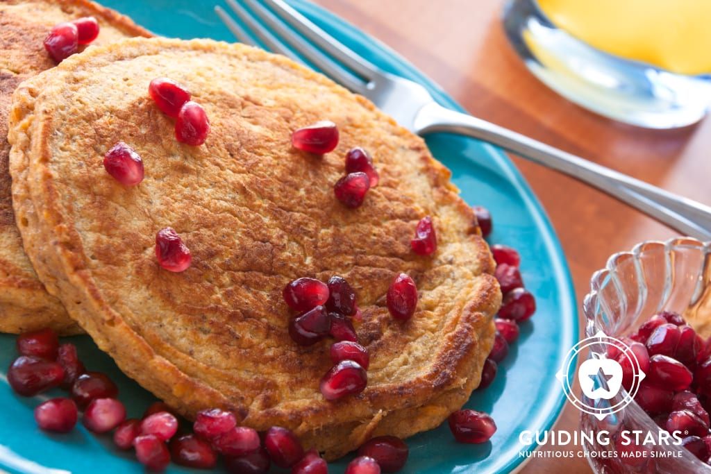 Sweet Potato Whole Grain Pancakes