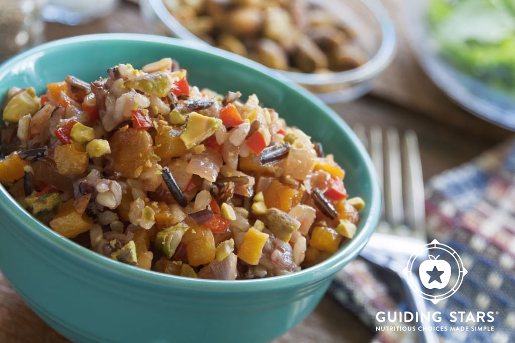 Wild Rice with Dried Apricots & Pistachios