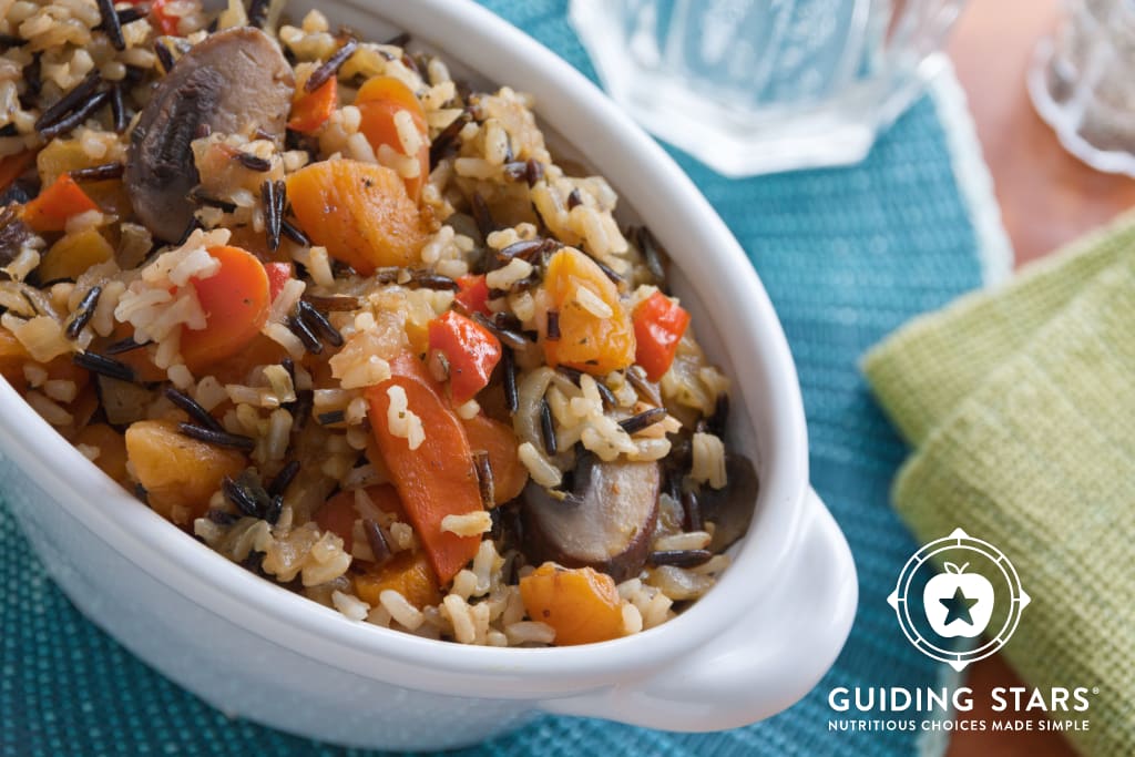 Apricot Mushroom Pilaf.