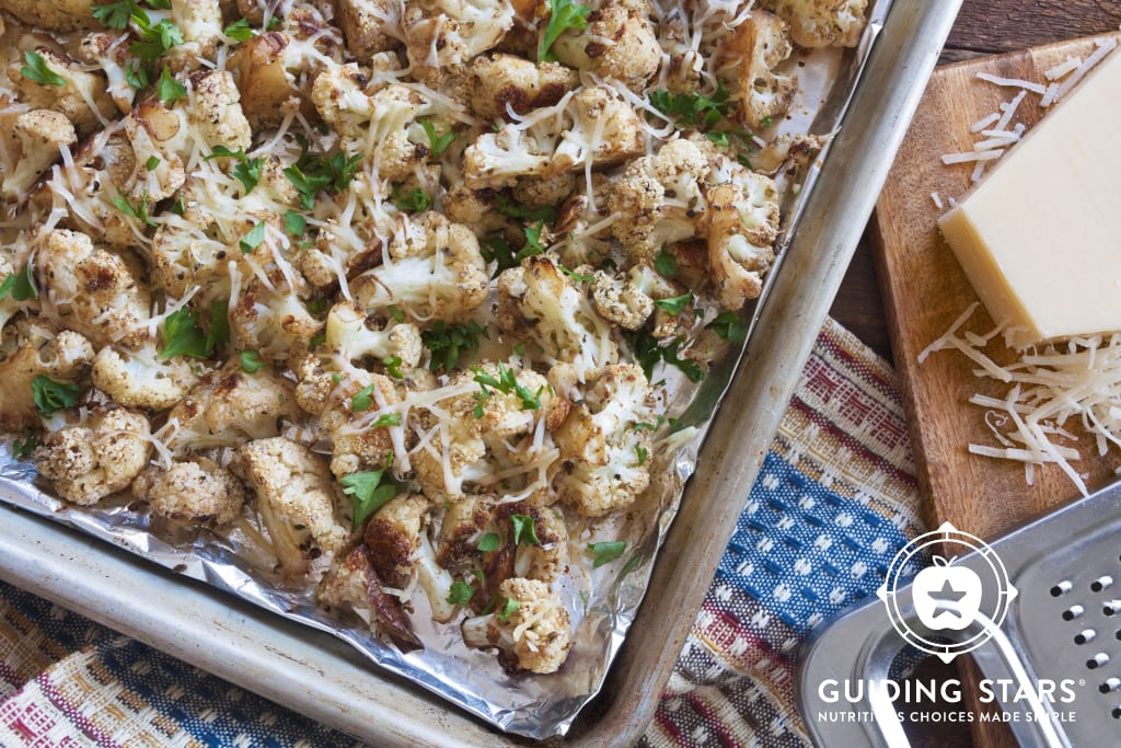 Balsamic & Parmesan Roasted Cauliflower