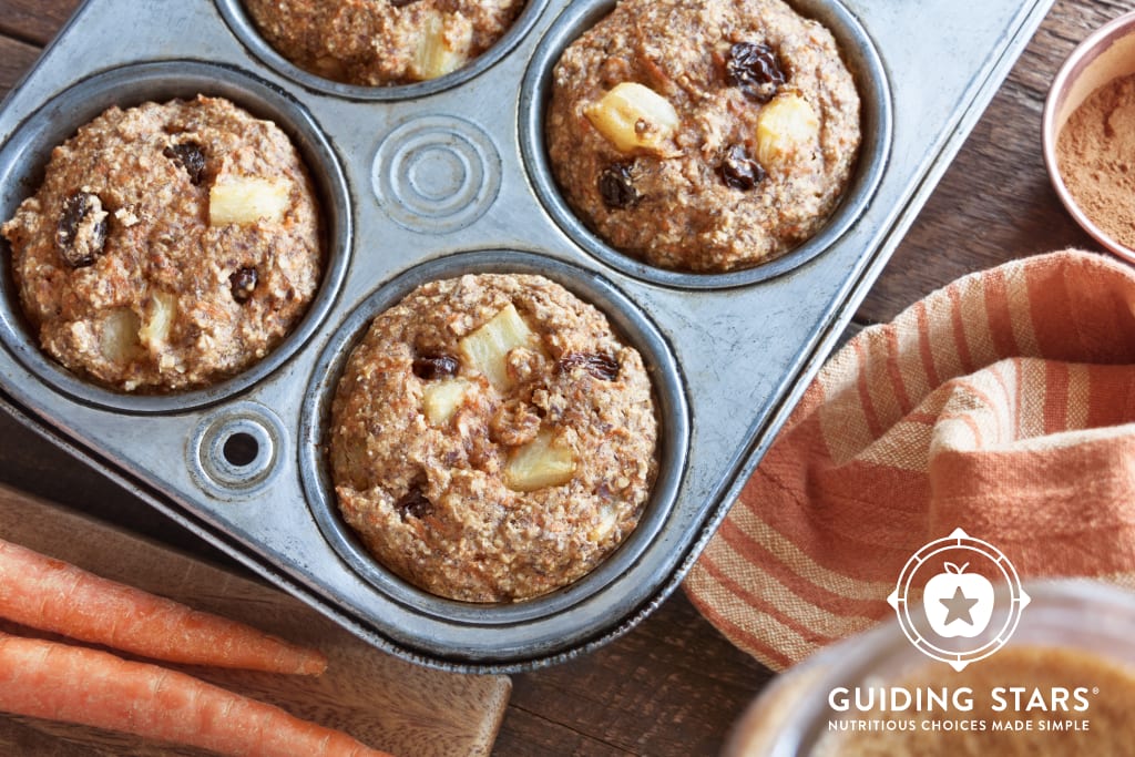 Carrot Cake Flax Muffins