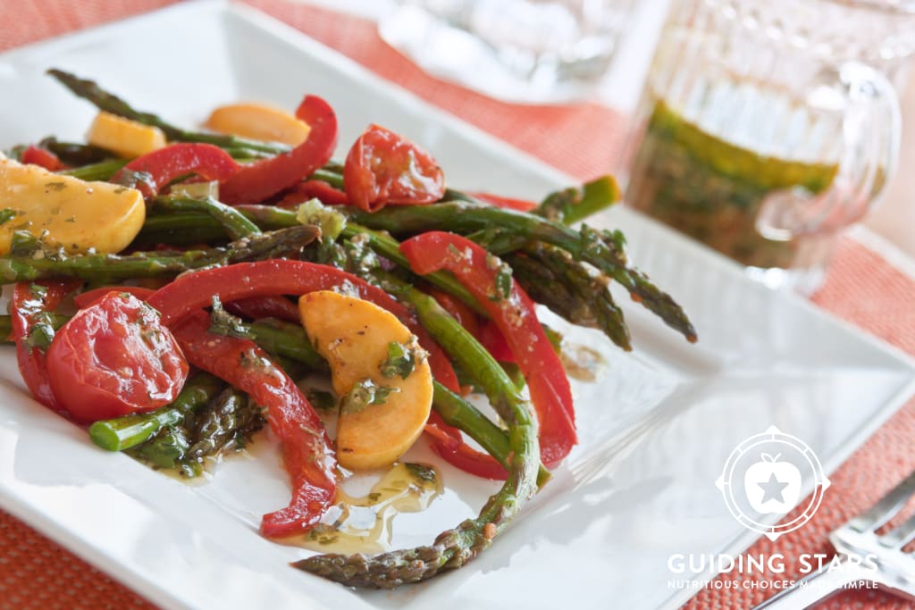 Grilled Veggie Salad with Dijon Vinaigrette