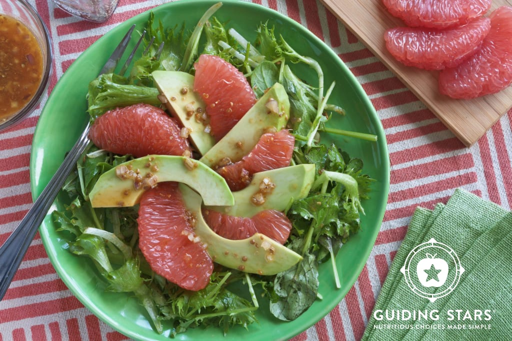 Asian Avocado & Pink Grapefruit Salad