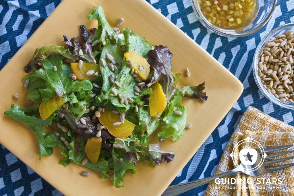 Golden Beet & Sunflower Salad