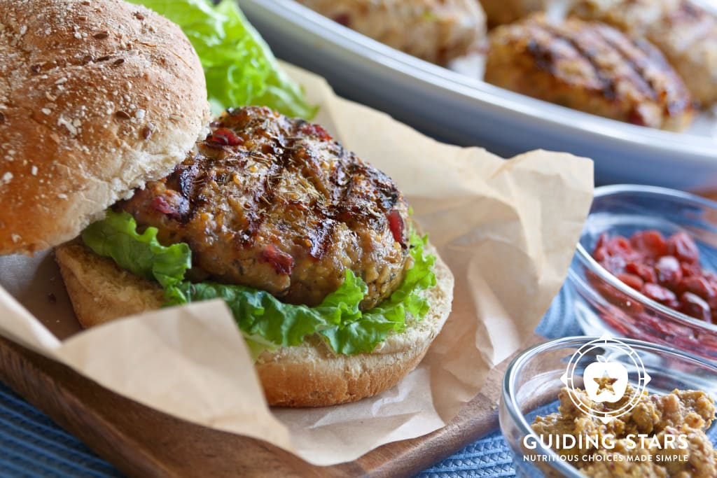 Cranberry & Herb Turkey Burgers