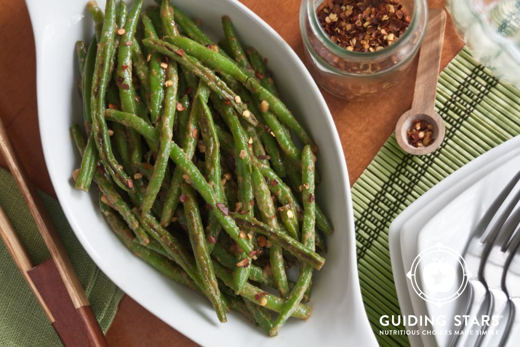 Spicy Peanut Green Beans