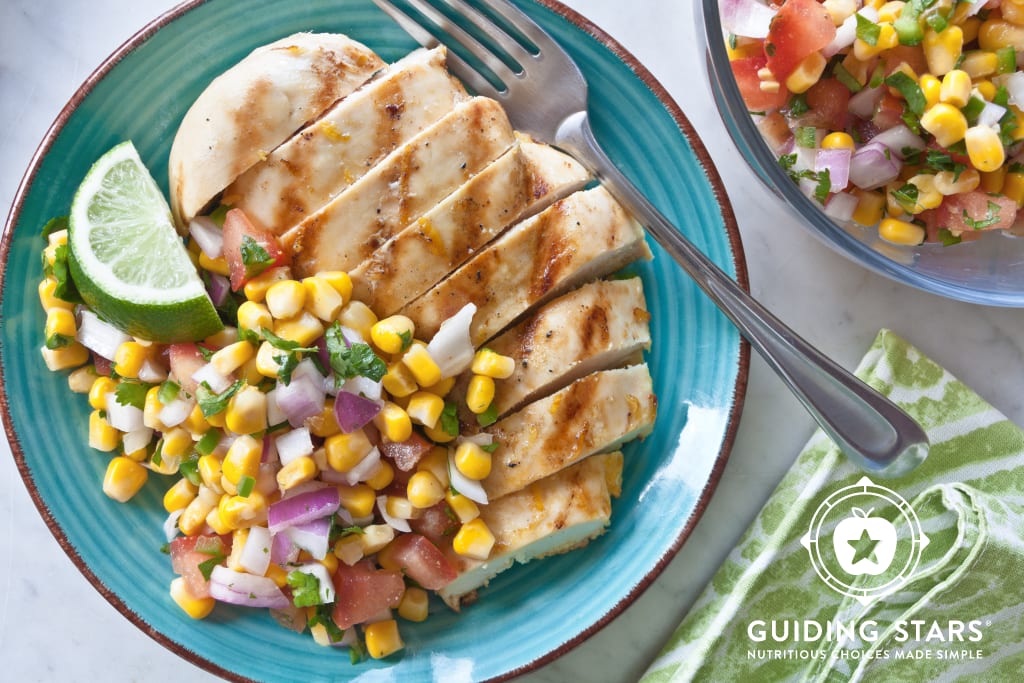 Grilled Chicken With Corn Salsa