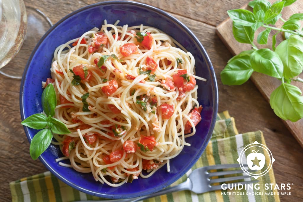 Lemon Garlic Angel Hair Pasta