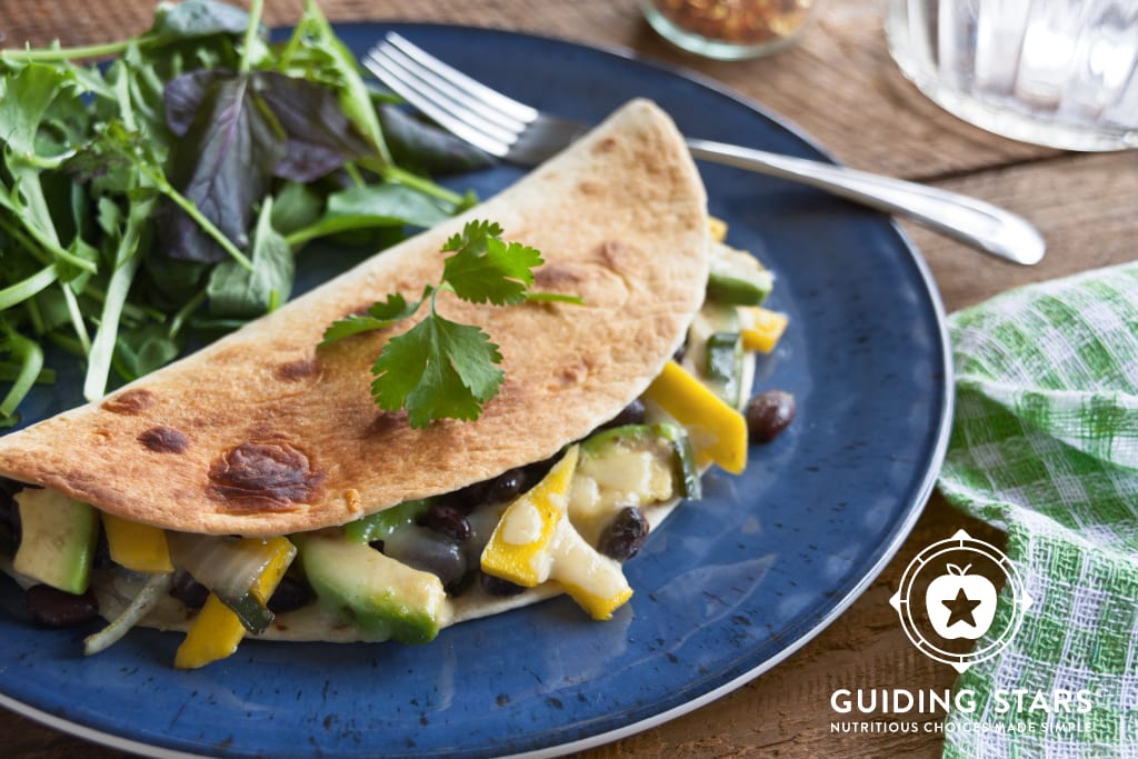 Poblano, Mango & Black Bean Quesadillas