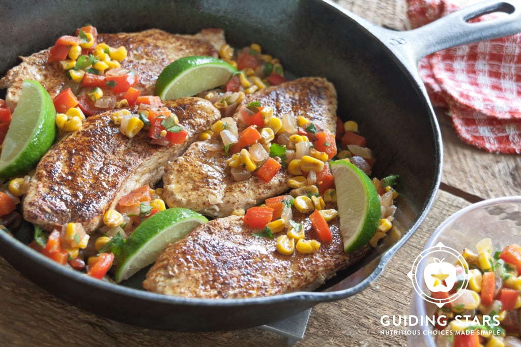 Turkey Cutlets With Corn Salsa