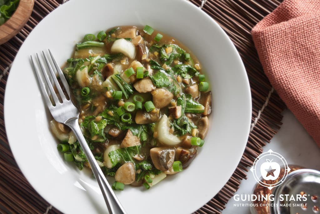 Speedy Bok Choy & Asian Mushrooms