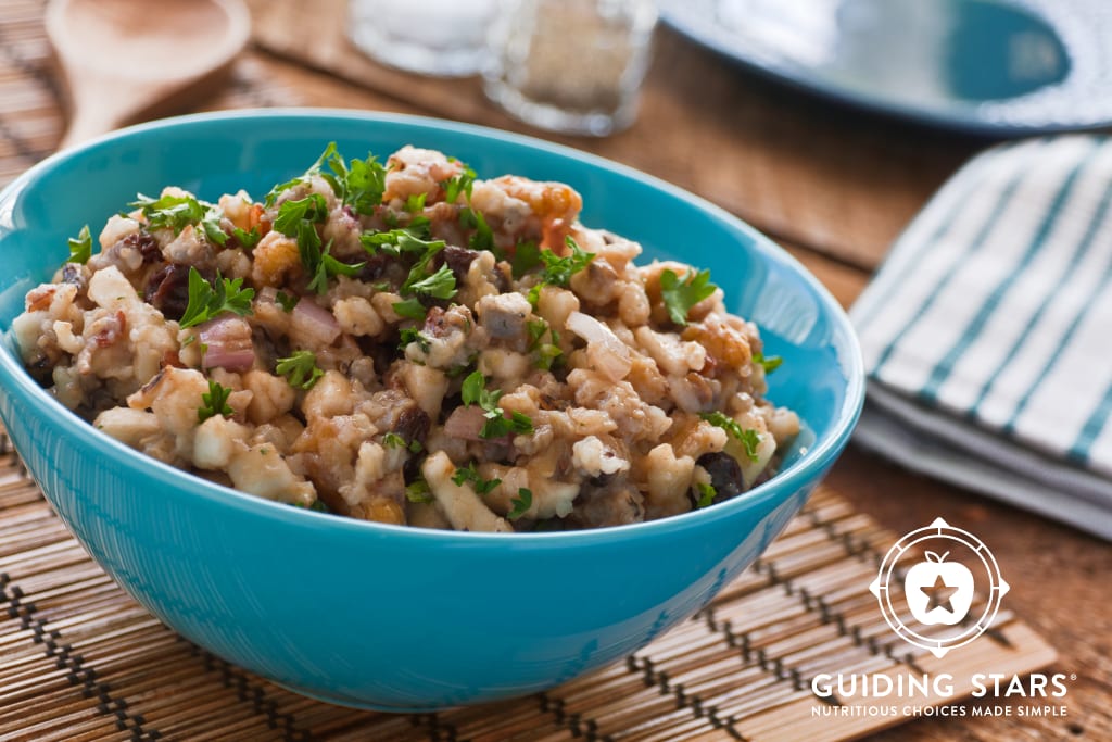 Wild Rice with Dried Fruit and Walnuts