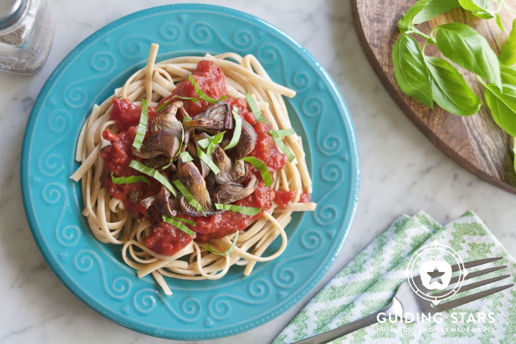 Linguine with Seared Mushrooms