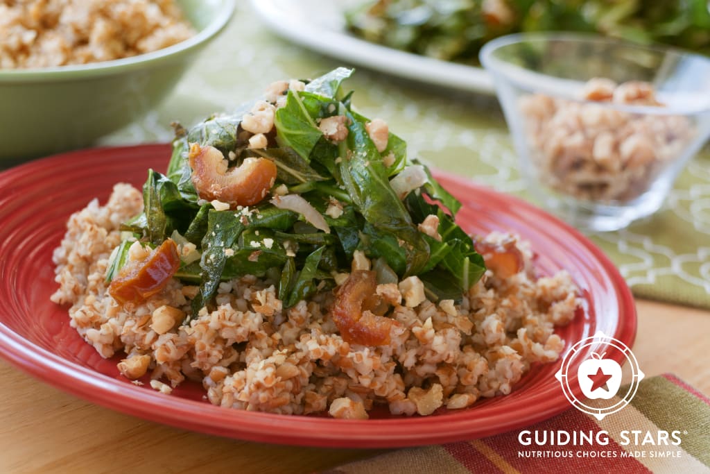 Mustard Greens and Bulgur