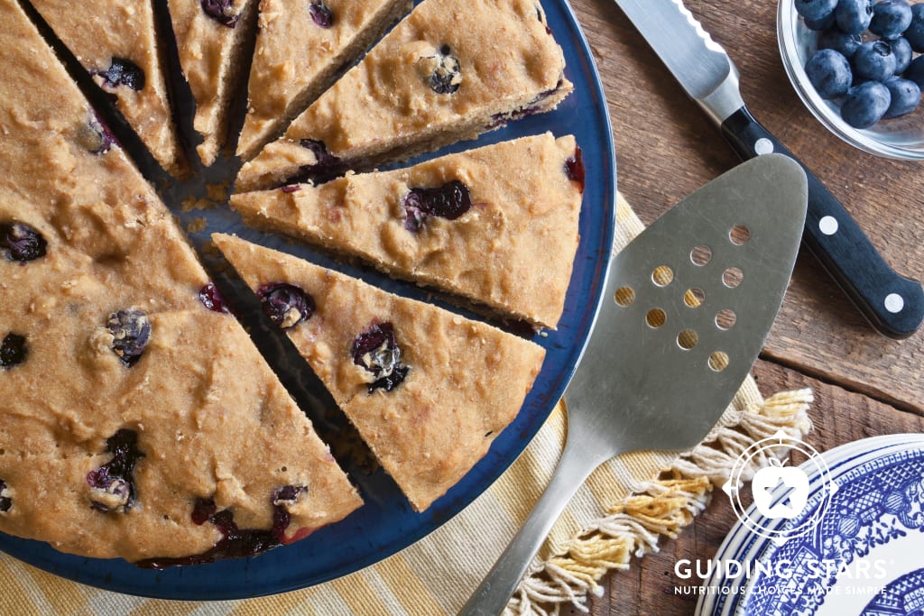 Blueberry Tofu Cake