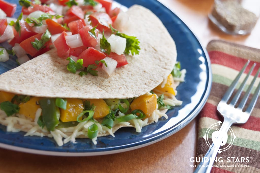 Roasted Squash & Mozzarella Quesadillas