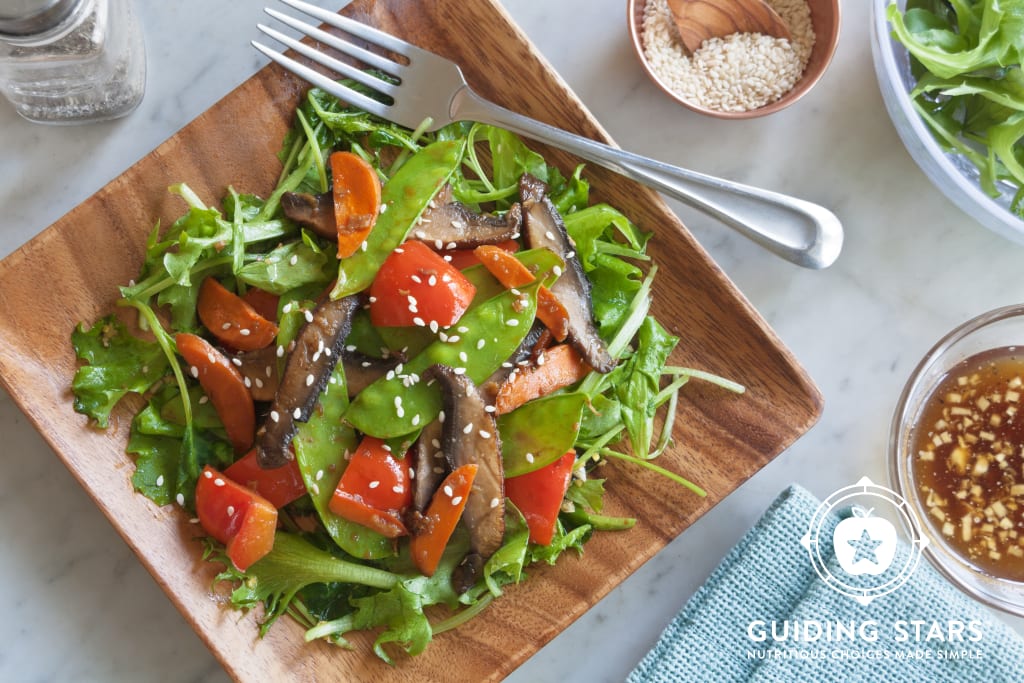 Portobello Stir Fry Salad