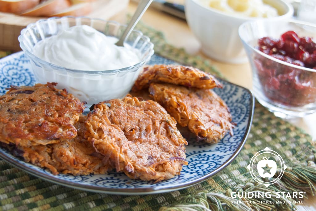 Sweet Potato and Pear Latkes