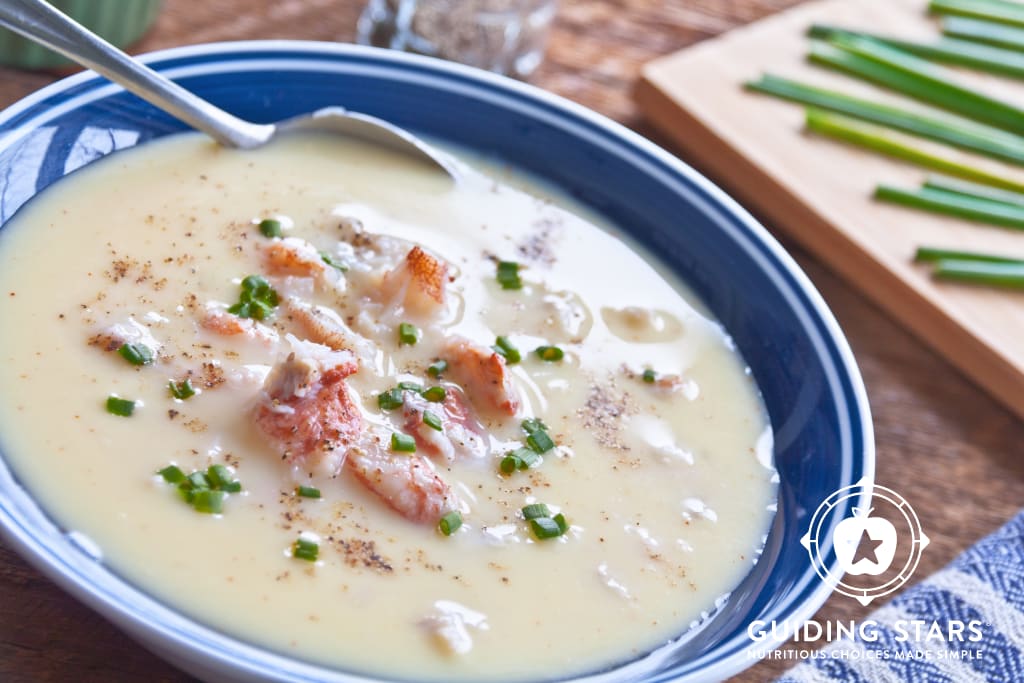 Chilled Corn Soup with Crab