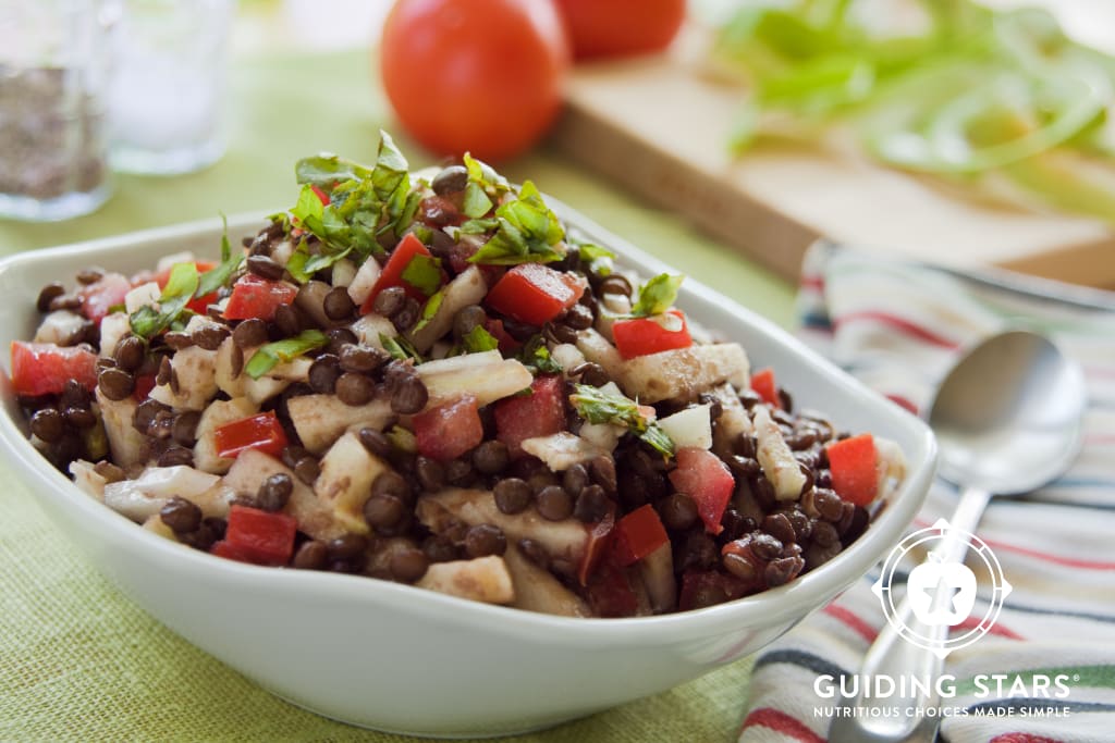 Lentil Salad with Apples