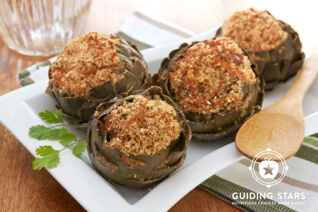 Slow Cooker Stuffed Artichokes