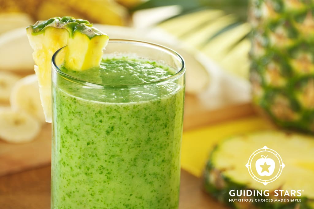 Pineapple Banana Smoothie - Guiding Stars