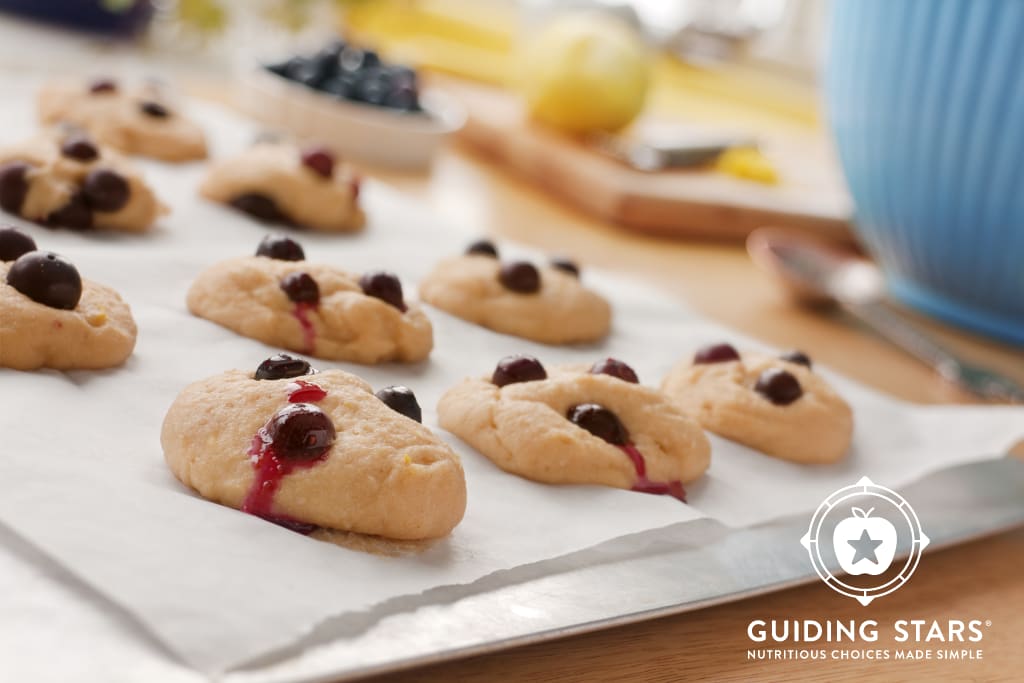 Lemon Blueberry Yogurt Cookies