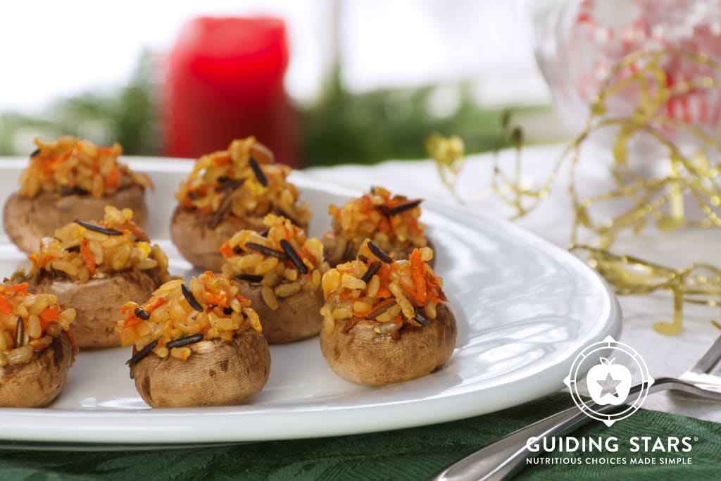 Cashew-Stuffed Mushrooms