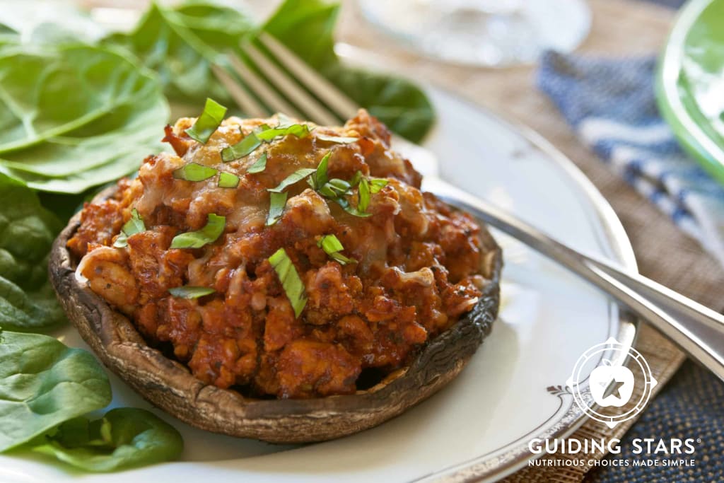 Turkey-Stuffed Mushrooms