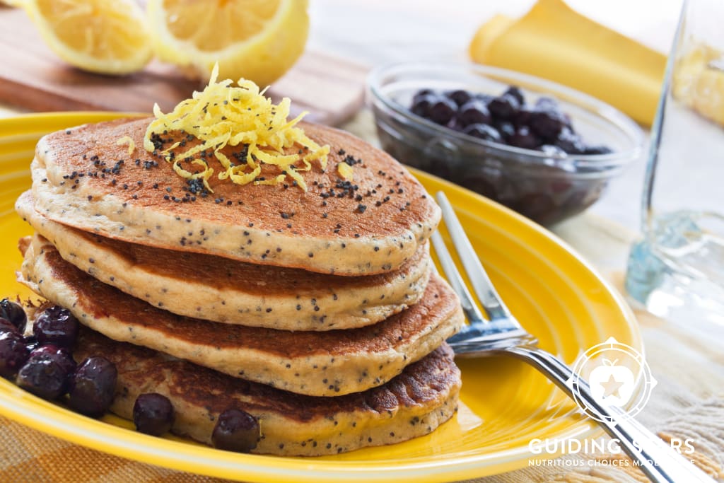 Lemon Poppy Seed Pancakes