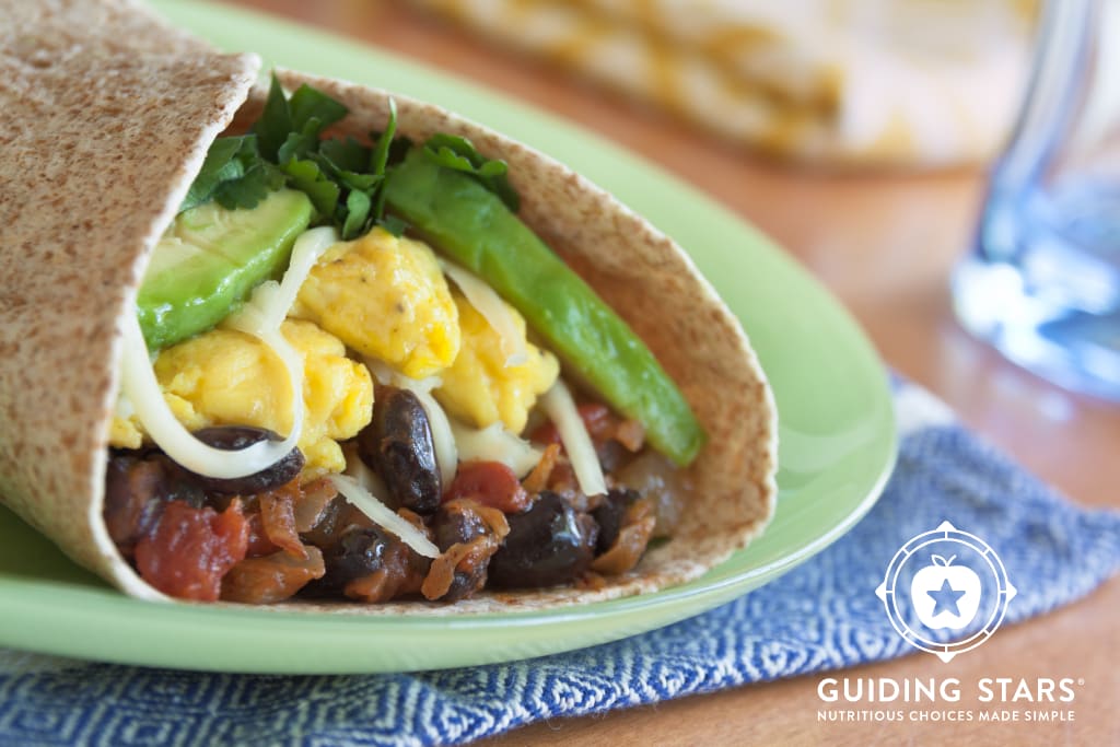 Black Bean Breakfast Burrito