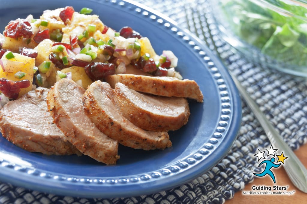 Pork Tenderloin with Cranberry Salsa