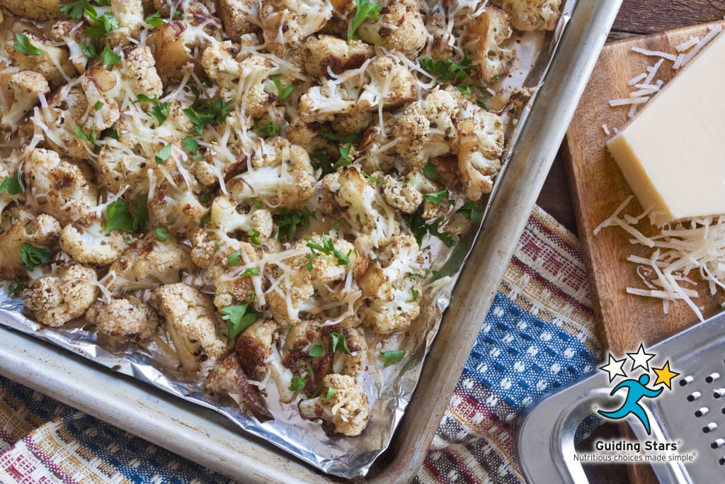 Balsamic & Parmesan Roasted Cauliflower