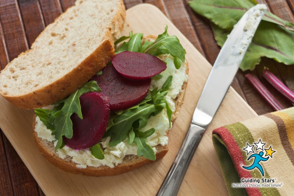 Roasted Beet & Goat Cheese Sandwich