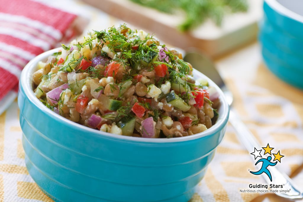 Lemony Lentil Salad with Feta