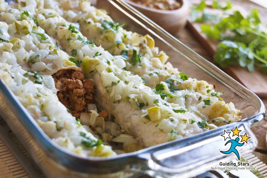 Turkey & Bean Enchiladas